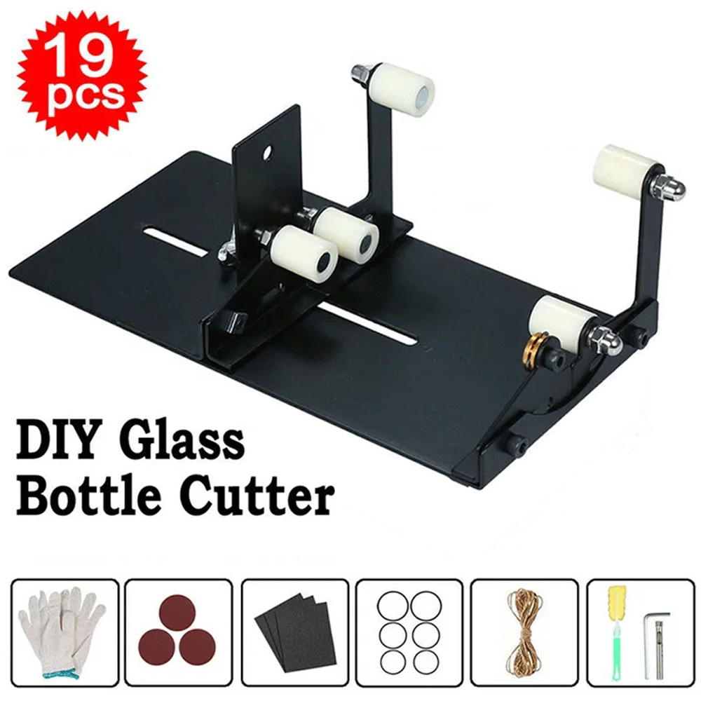 Wine Beer Glass Set - DIY glazen flessensnijder gereedschap vierkante ronde