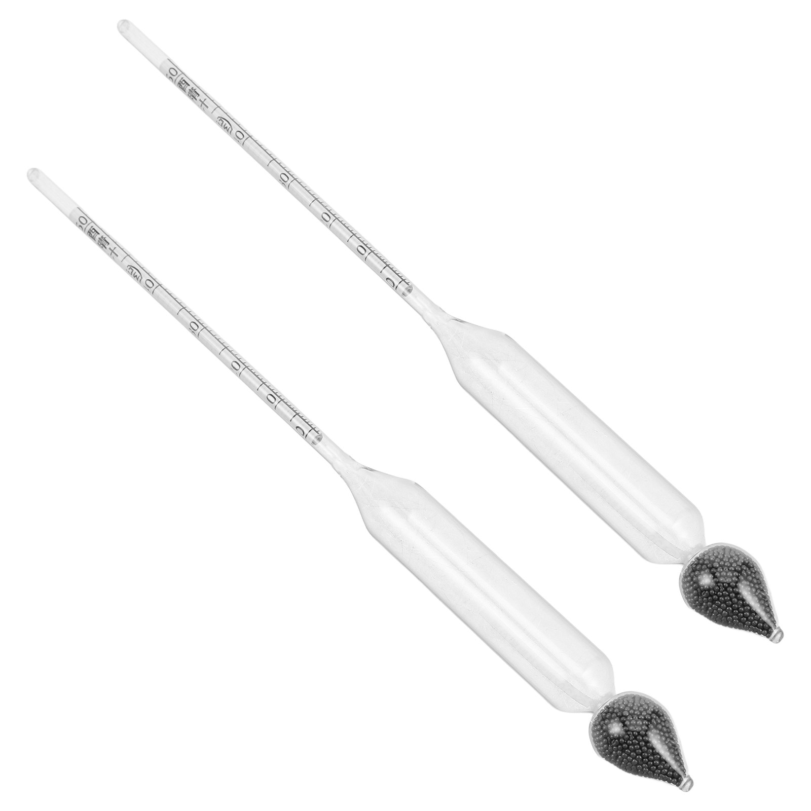 Wine To Beer Alcohol - 2 stuks alcoholtester, glazen hydrometer met