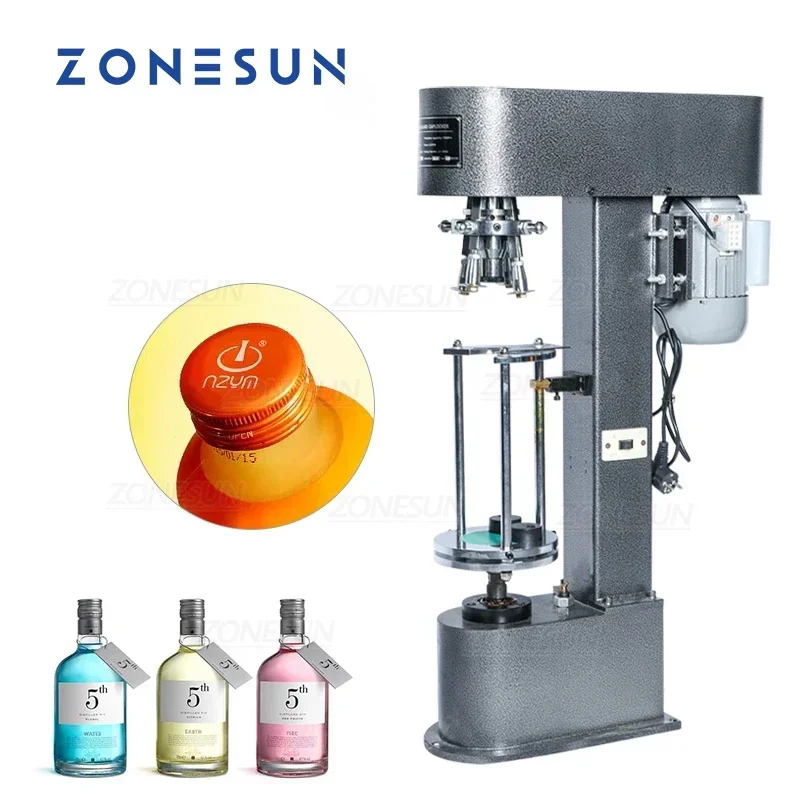 Wine In Beer Bottle - ZONESUN ZS-XG50D Semi-automatische desktop ROPP afsluitmachine