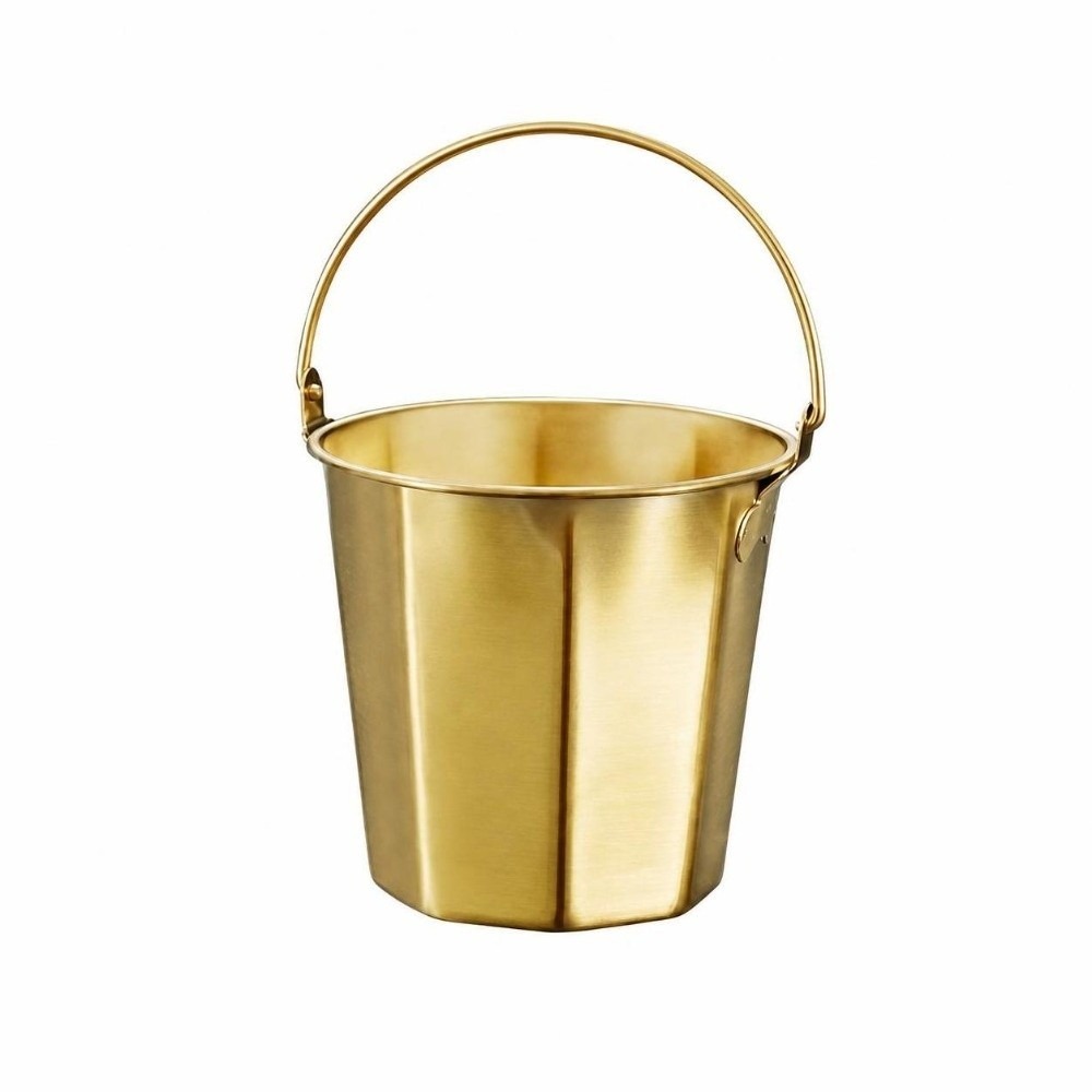 Ice Bucket Silver - 0,7L/1,1L/1,7L Capaciteit Mini IJsemmer Zilver/Goud met