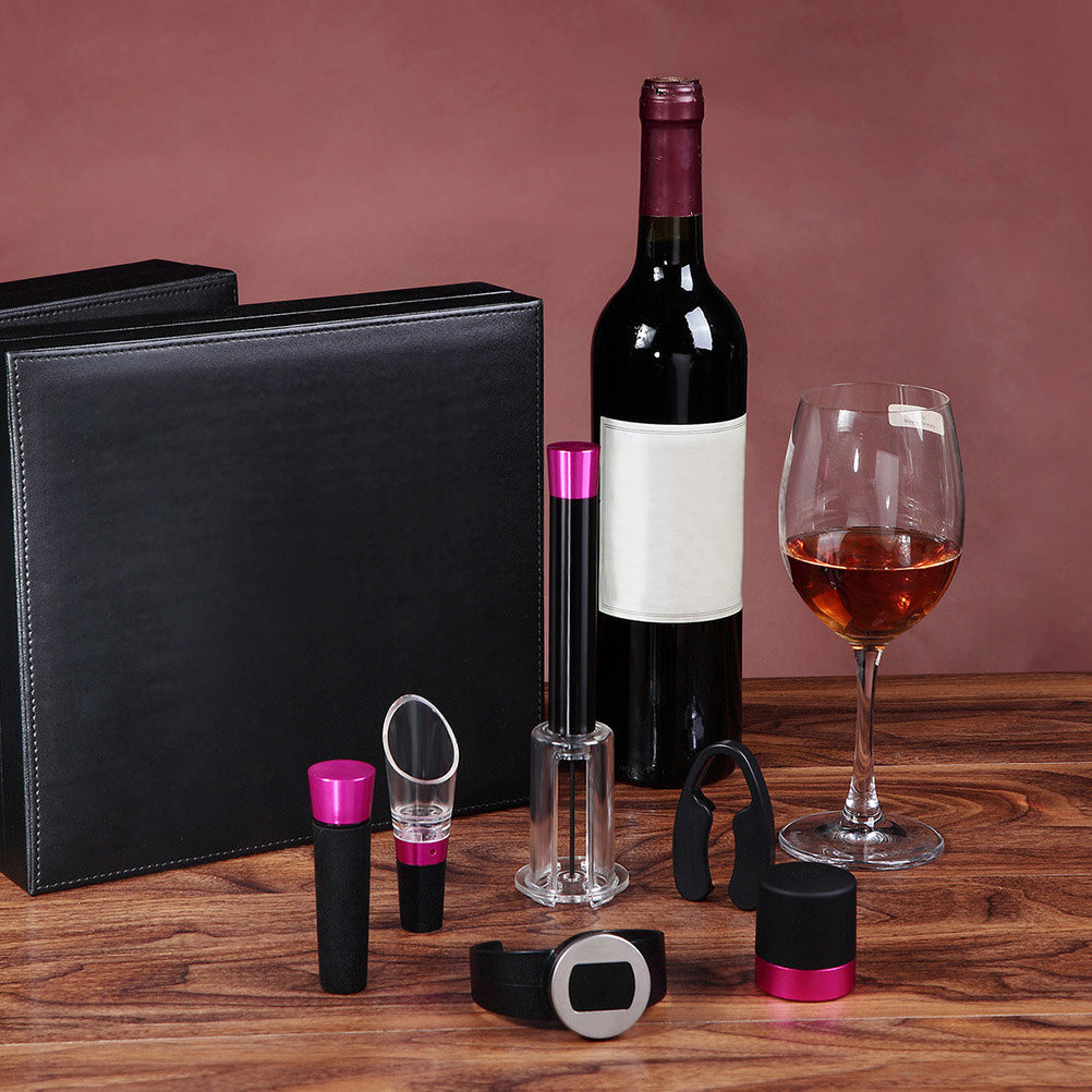 Set van 4 siliconen wijnstoppe - Wine Beer Glass Set recensie en prijs
