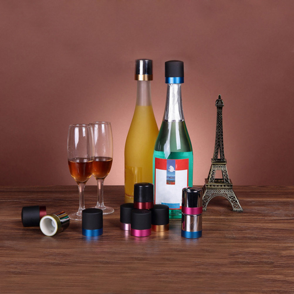 Set van 4 siliconen wijnstoppe - Wine Beer Glass Set recensie en prijs