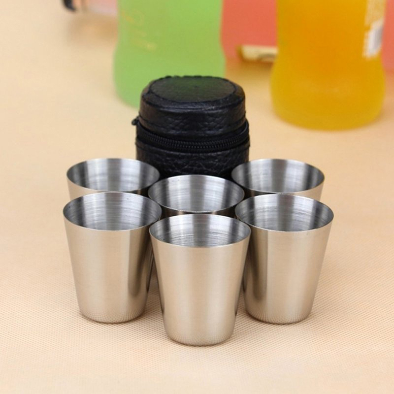 4/6 Stuks Roestvrij Stalen Bek - Wine Beer Glass Set recensie en prijs