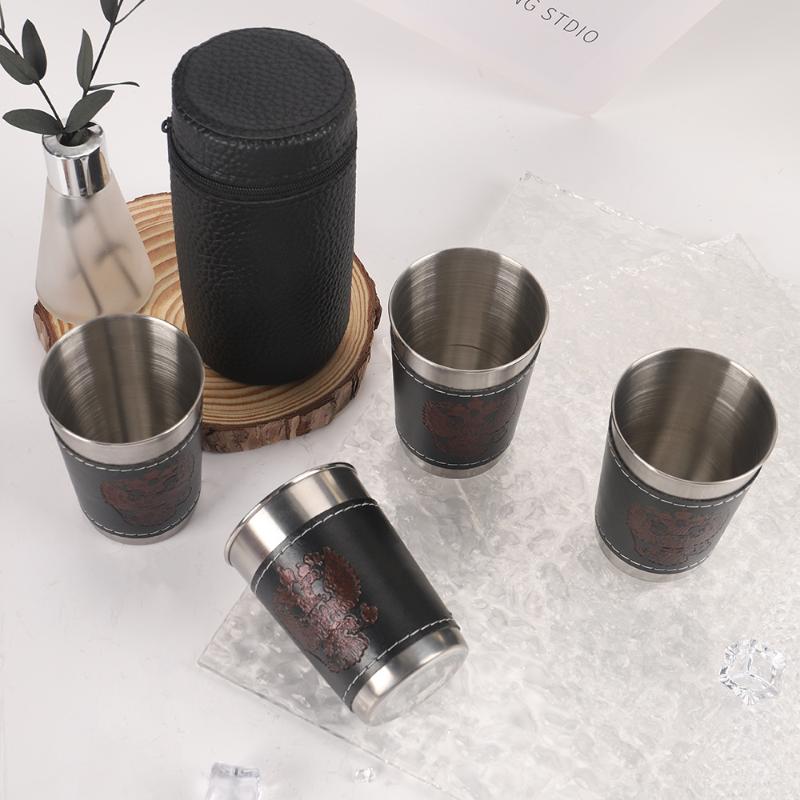 4-delige set outdoor reisbeker - Wine Beer Glass Set recensie en prijs