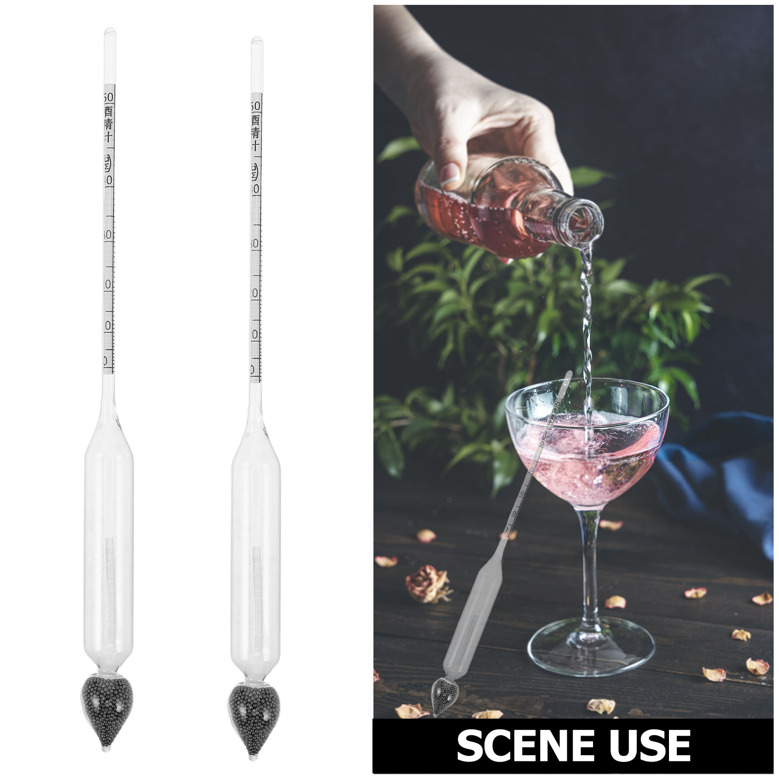 2 stuks alcoholtester, glazen  - Wine To Beer Alcohol recensie en prijs