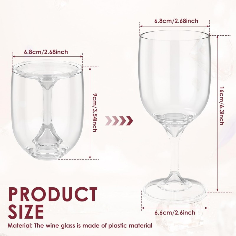 Opvouwbaar wijnglas Transparan - Wine & Beer Unlimited Spirits recensie en prijs