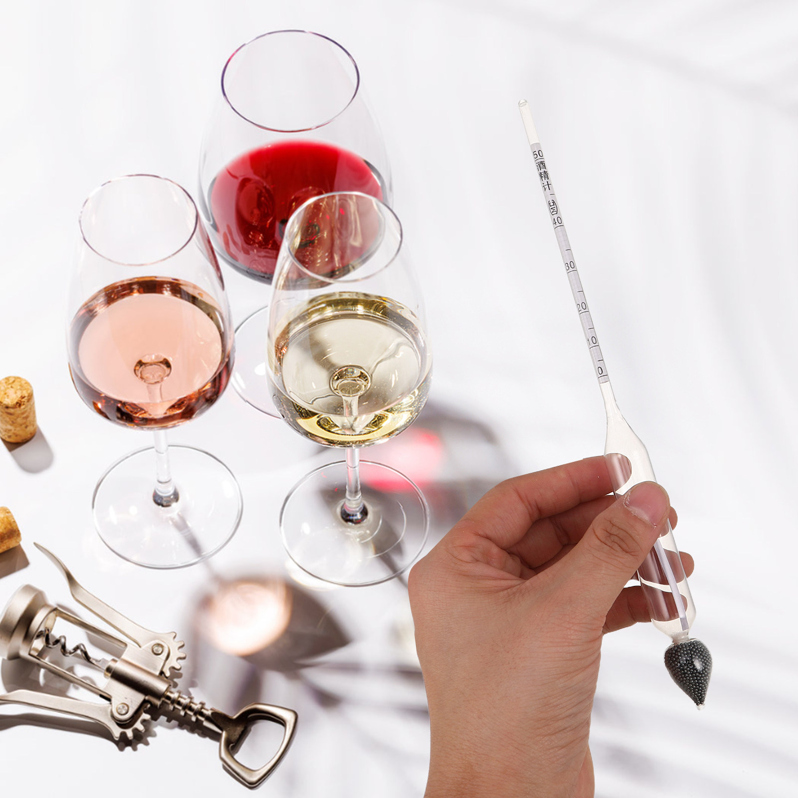 2 stuks alcoholtester, hydrome - Wine To Beer Alcohol recensie en prijs
