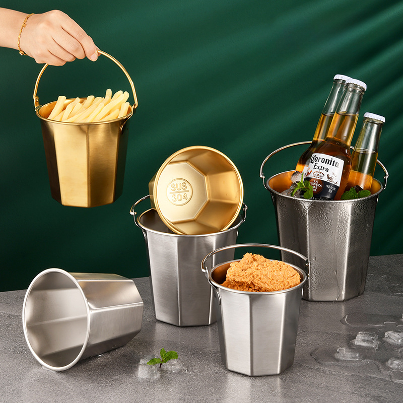 304 roestvrijstalen mini-ijsem - Ice Bucket Silver recensie en prijs