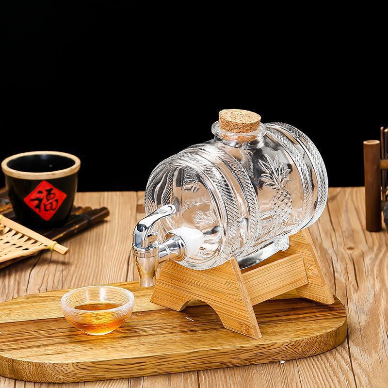 1L glazen whiskyvat wijnvat bi - Wine To Beer Alcohol recensie en prijs