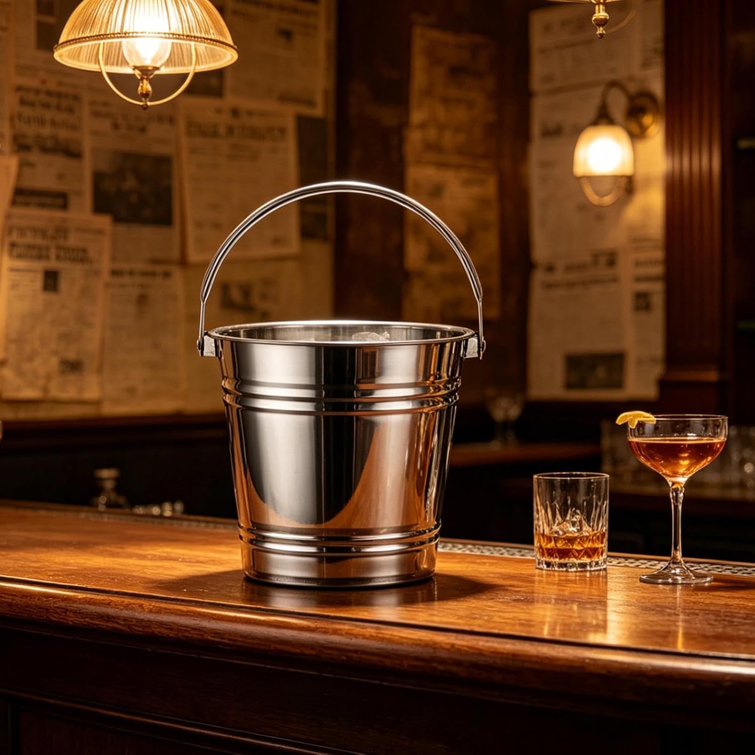 Verdikte dubbelwandige roestvr - Ice Bucket Silver recensie en prijs