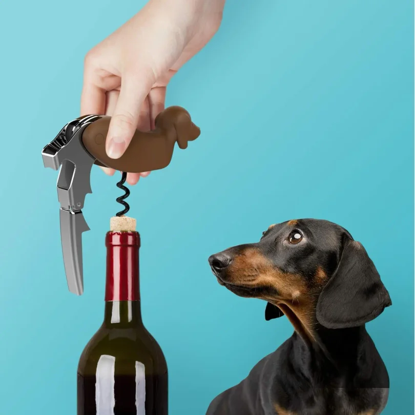 Hondenvormige wijnflesopener m - Wine In Beer Bottle recensie en prijs