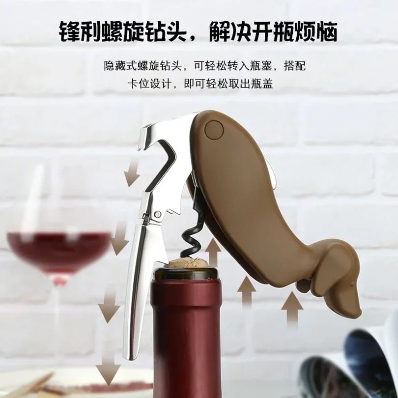 Hondenvormige wijnflesopener m - Wine In Beer Bottle recensie en prijs