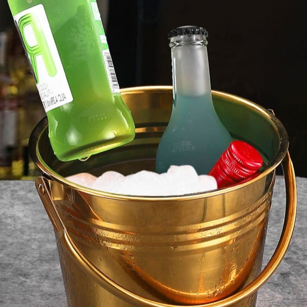 Multifunctionele roestvrijstal - Ice Bucket Silver recensie en prijs