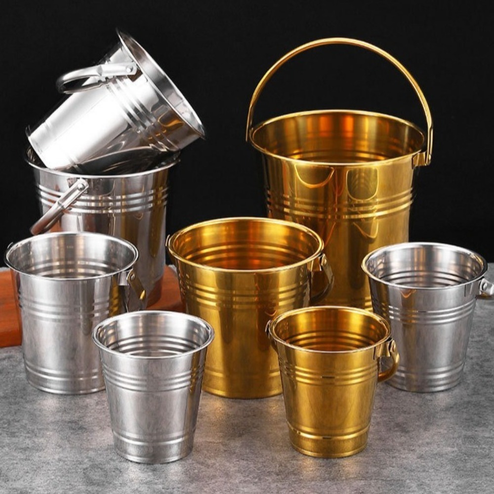 Multifunctionele roestvrijstal - Ice Bucket Silver recensie en prijs