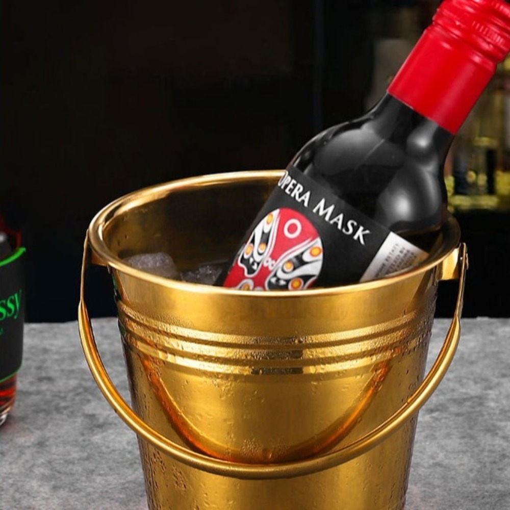 Multifunctionele roestvrijstal - Ice Bucket Silver recensie en prijs